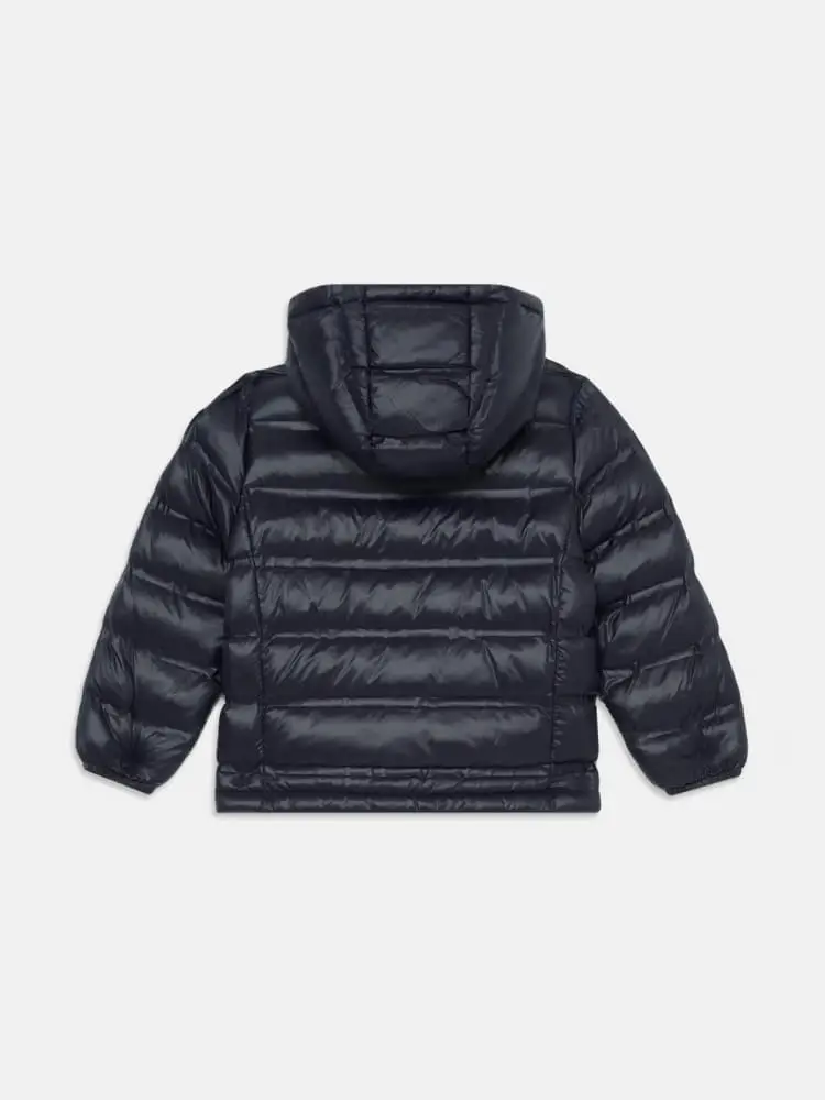 giubbotto blu navy ragazzo logo sul braccio miniatura 2