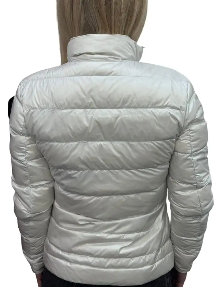 giubbotto crema donna logo sul braccio miniatura 2