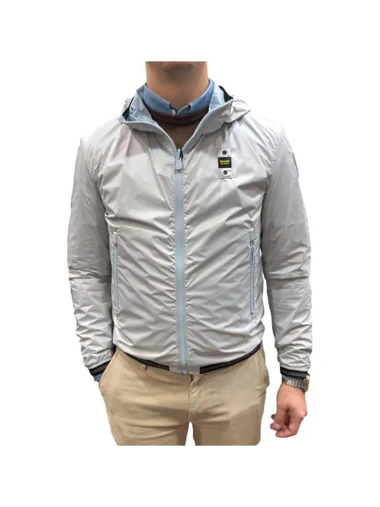 giubbotto ghiaccio bambino reversibile con logo