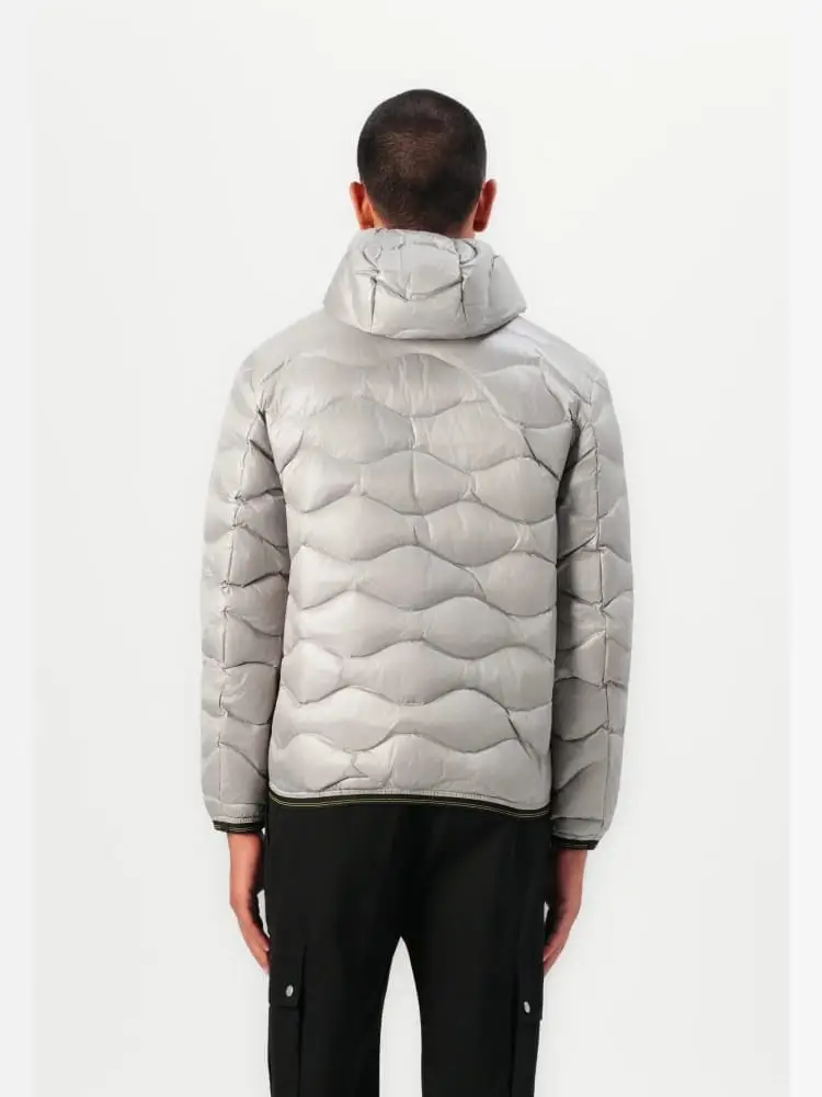 giubbotto grigio umo logo sul braccio miniatura 2