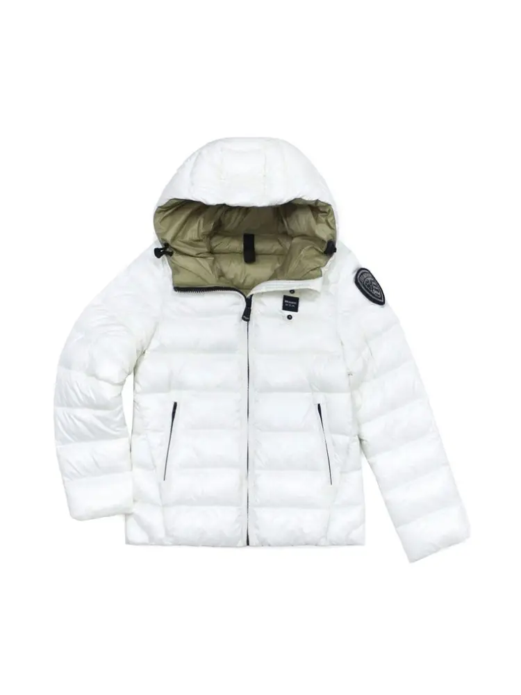 giubbotto kids/junior charme in nylon bianco