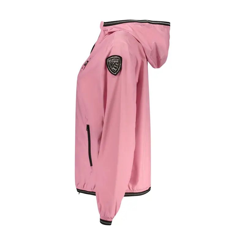Giubbotto Maniche Lunghe Donna Rosa Zip miniatura 3