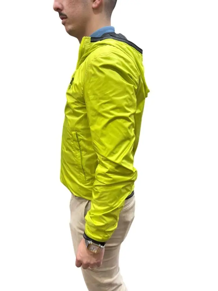 giubbotto nero ragazzo reversibile con logo miniatura 5