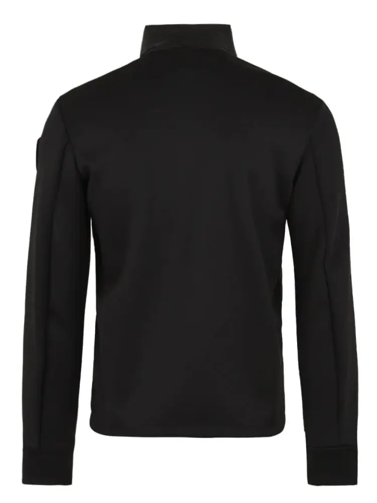 giubbotto nero uomo logo sul braccio miniatura 2