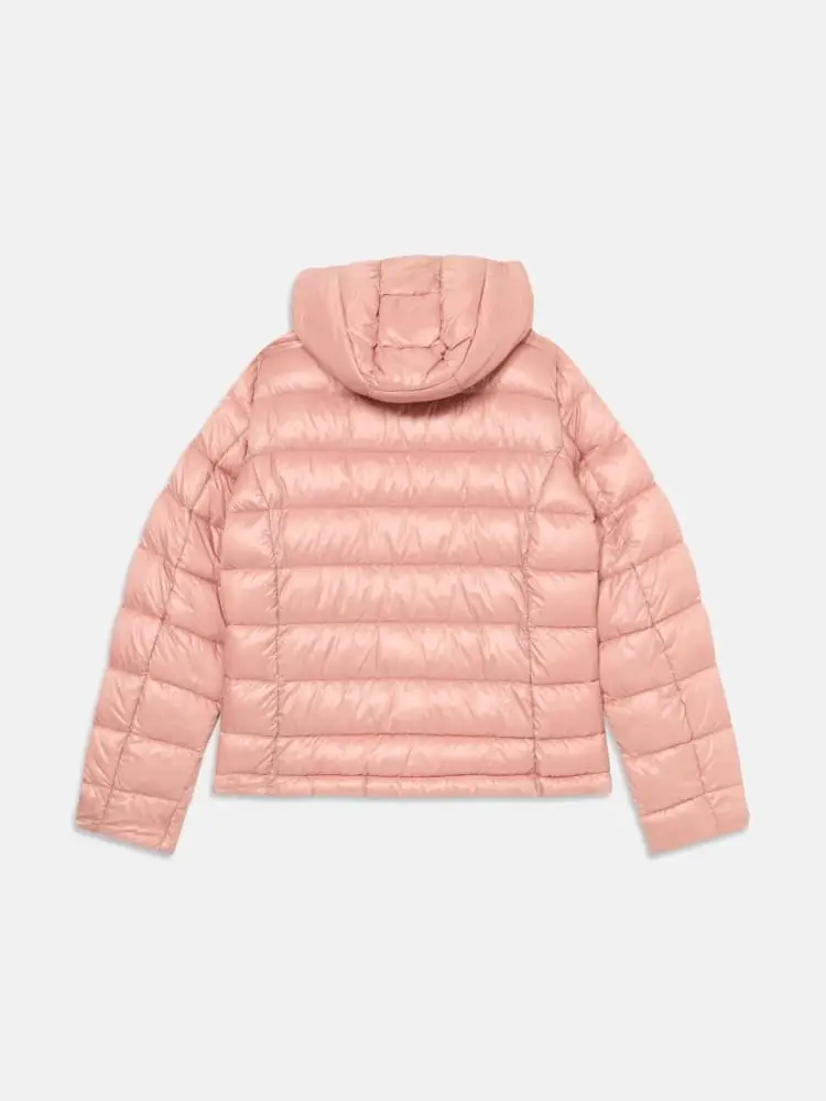 giubbotto rosa ragazza con logo miniatura 2