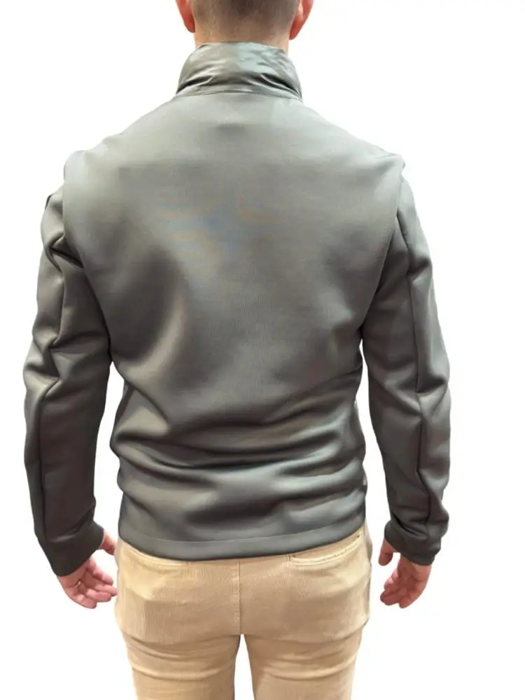 giubbotto verde militare uomo logo sul braccio miniatura 3