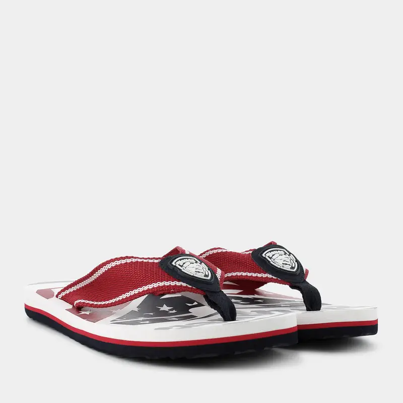 Infradito Blauer da Uomo, bianco miniatura 2