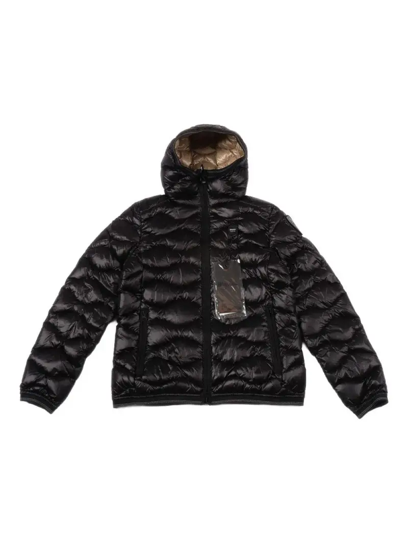 Blauer Kids Cappotto Lowell nero con cappuccio