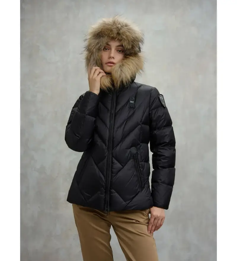 per donna. 25WBLDC03097 Piumino Alice nero (L), Casual, Poliamide