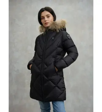 per donna 25WBLDK03098 Piumino Althea nero (M), Casual, Poliamide