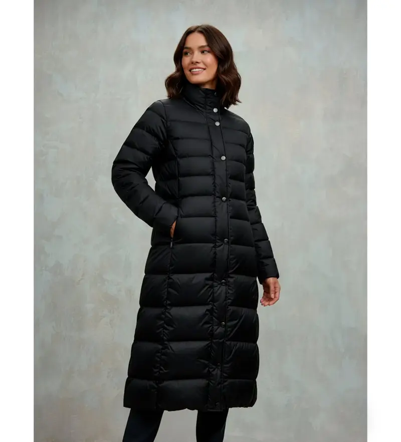 per donna 25WBLDK03101 Cappotto nero Anita (L), Casual, Poliestere