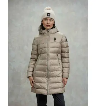 per donna 25WBLDK03102 Piumino beige dorato Agnes (M), Oro, Casual, Poliamide