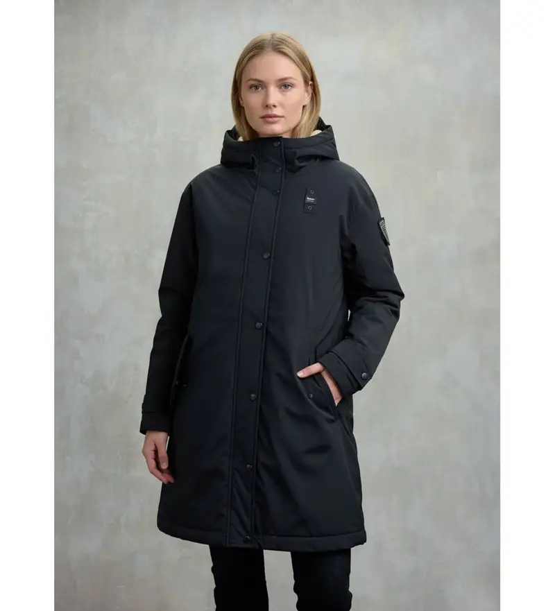 Blauer Parka Donna Blu 4042695