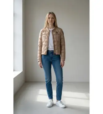 per donna 26SBLDC03168 Giacca beige rosa (S), Casual, Poliestere