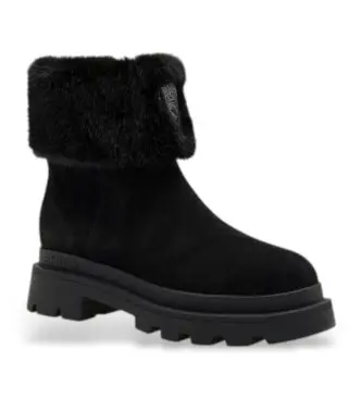 per donna F5KIMMEL10 Stivaletti neri Kimmel (40), Pelle, Nero, Basso, Nessuno, Casual Beige