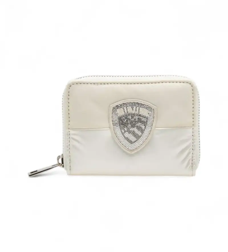 per donna F5PALM03 Portafoglio White Palm (OSFA), Bianco, Casual, Poliestere