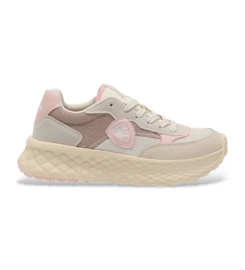 per donna S5LYNN01 Sneakers beige Lynn01 (38), Basso, Stringhe, Casual