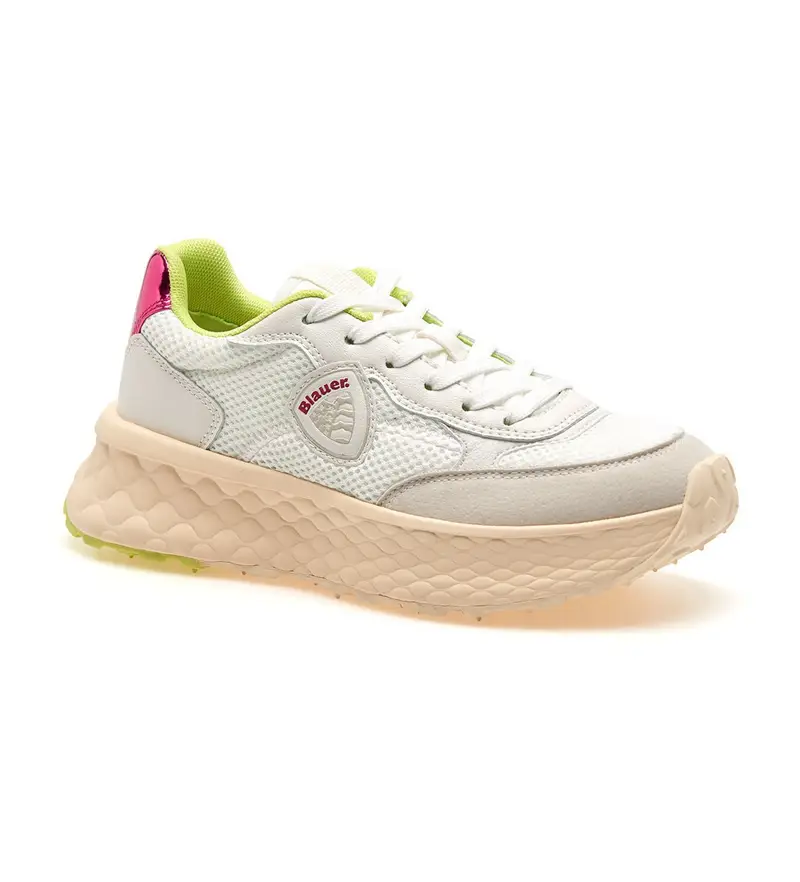 per donna S5LYNN01 Sneakers bianche Lynn01 (40), Bianco, Basso, Stringhe, Casual