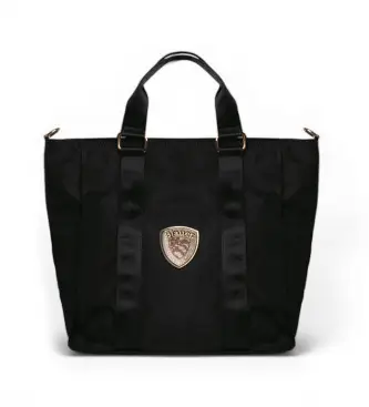 per donna S6SILVA01 Borsa tote nera Silva01 (OSFA), Nero, Casual, Nylon Dorato