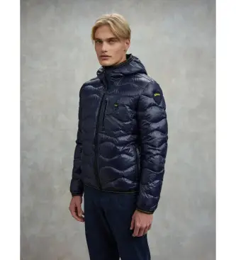 per uomo 25WBLUC03074 Piumino blu navy Wave (XL), Casual, Poliestere