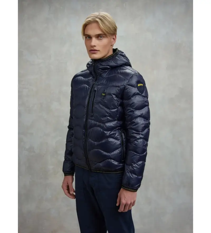 per uomo 25WBLUC03074 Piumino blu navy Wave (XXL), Casual, Poliestere