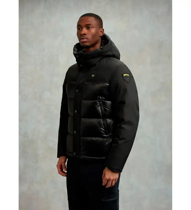 per uomo 25WBLUC03143 Cappotto Black Brook (XXL), Nero, Casual, Poliamide Naturale