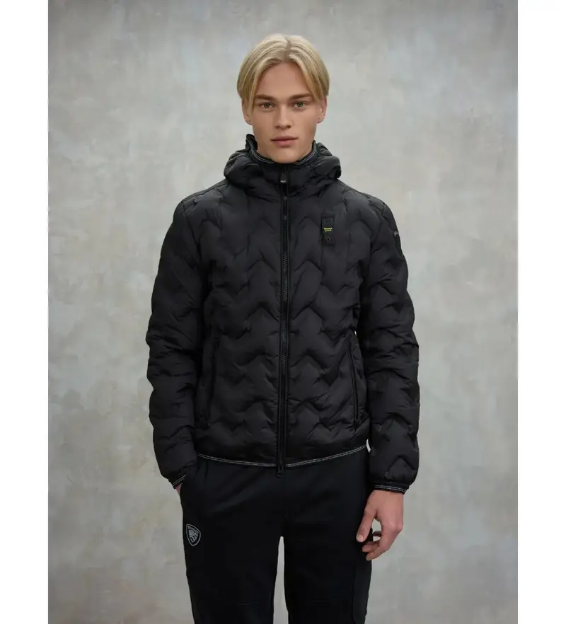 per uomo. 25WBLUC03233 Piumino Piery Black Angle (XXL), Nero, Casual, Poliestere