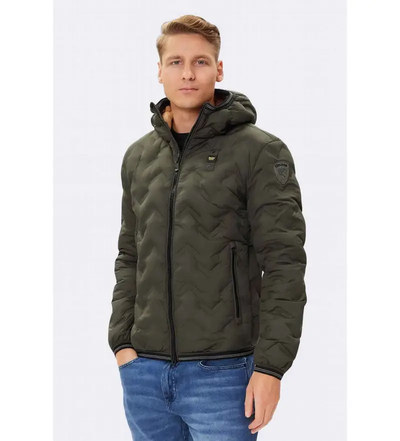 per uomo 25WBLUC03233 Piumino Piery color marrone verdastro (XXL), Casual, Verde, Poliestere