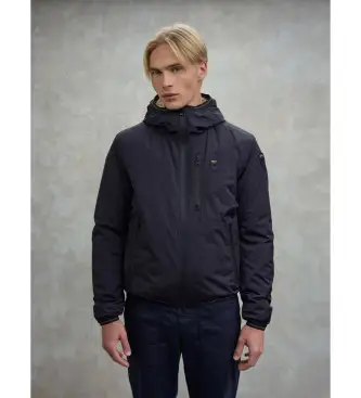 per uomo 25WBLUC11083 Giacca con interno in ecopelle nera (XL), Nero, Casual, Poliestere