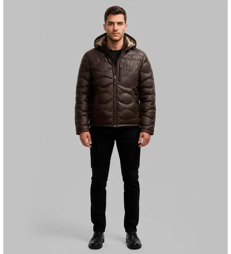 Blauer Cappotto in piumino Drohan marrone per uomo