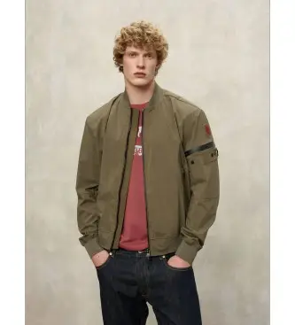 per uomo 26SBLUC11005 Giovane giacca verde (M), Casual, Nylon