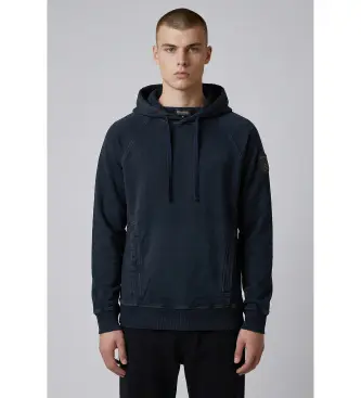 per uomo 26SBLUF08049 Felpa blu navy Varick (S), Casual, Cotone