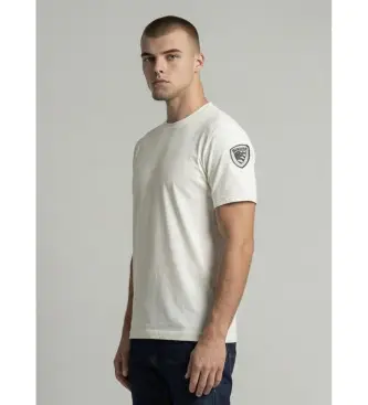 per uomo 26SBLUH02068 T-shirt bianca Hanson (S), Bianco, Casual, Cotone, Manica corta