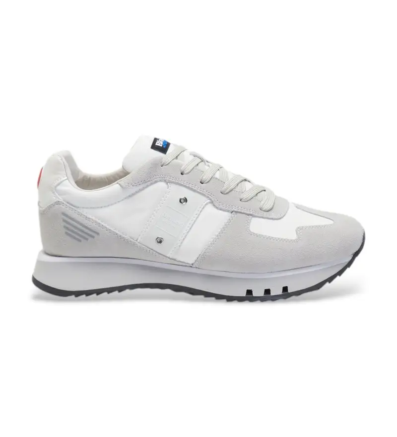 per uomo. S5TOKYO01 Sneakers Tokyo01 in pelle bianca (40), Bianco, Basso, Stringhe, Casual Rosso