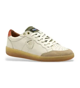 per uomo S6MURRAY21 Sneakers Murray 21 beige/verdi (41), Pelle, Basso, Stringhe, Casual