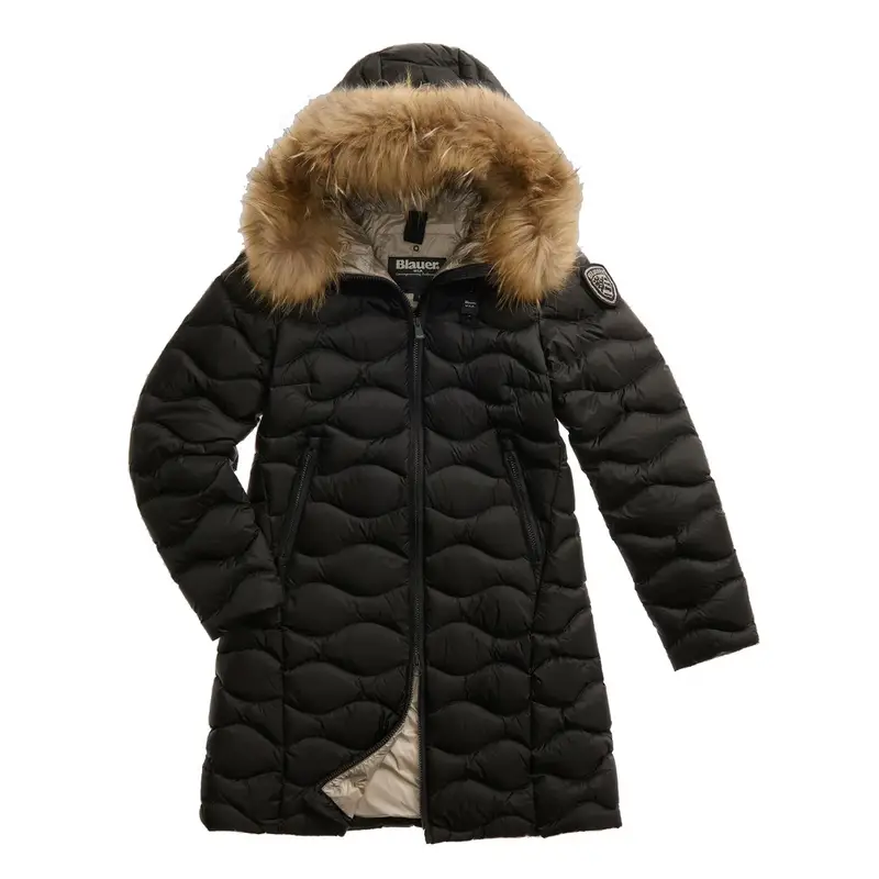 PIUMINO 3/4 CON PELLICCIA LYNEL DONNA