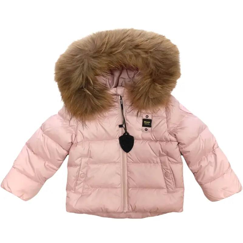 Blauer - Piumino 506 Rosa C/pelliccia 24WBBXC02550