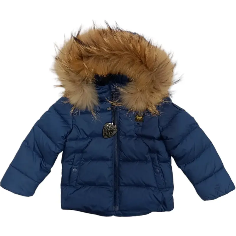 Blauer - Piumino 891 Blu C/pelliccia 24WBBXC02550