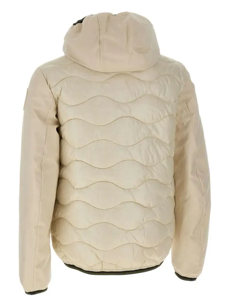 Piumino Albert con cappuccio colori neutri Bianco miniatura 2