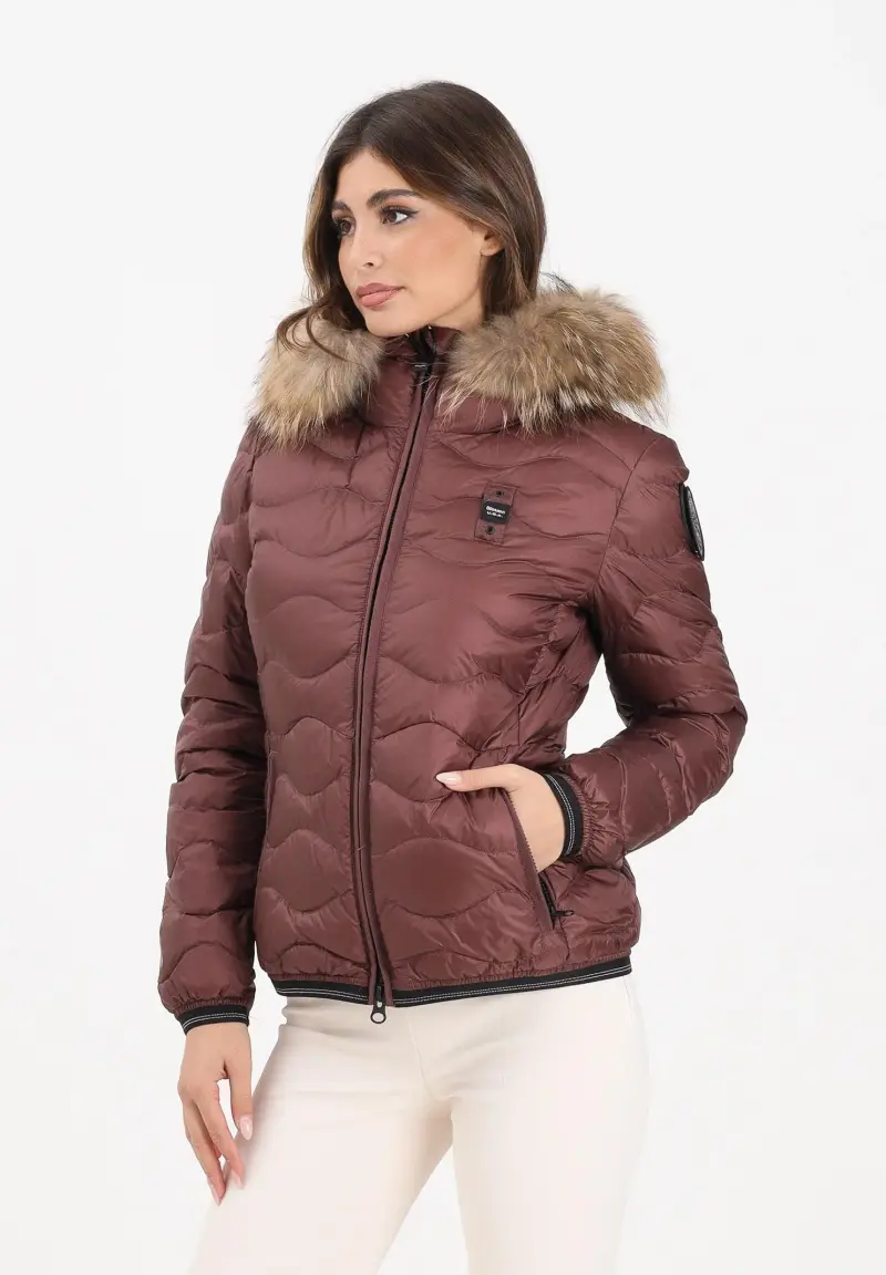 Piumino ALDIE bordeaux da donna miniatura 2