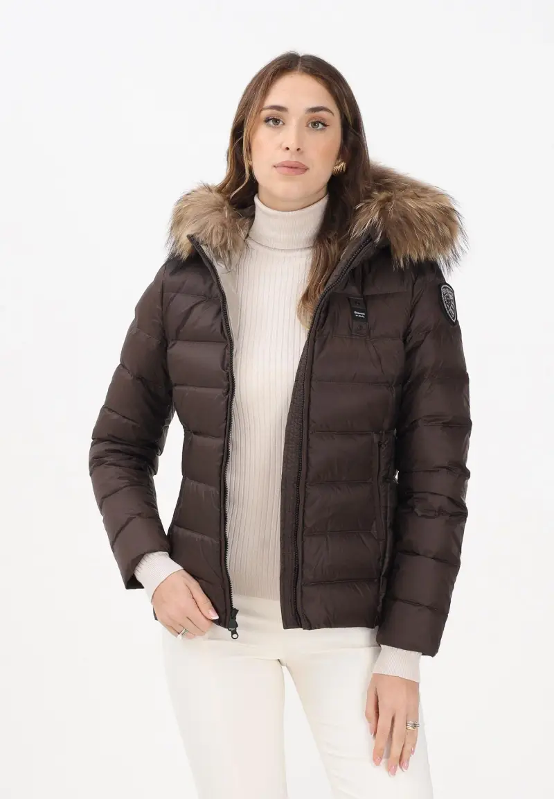 Piumino ARCADIA marrone da donna miniatura 2