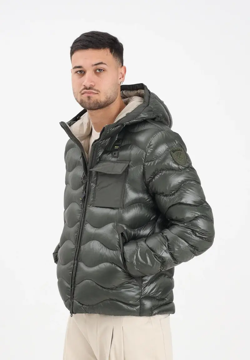 Piumino BRYANT verde da uomo miniatura 2