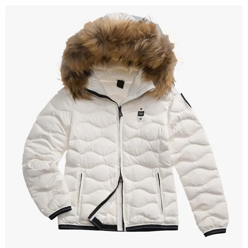 PIUMINO CAPPUCCIO ONDINA PELLICCIA ALDIE DONNA