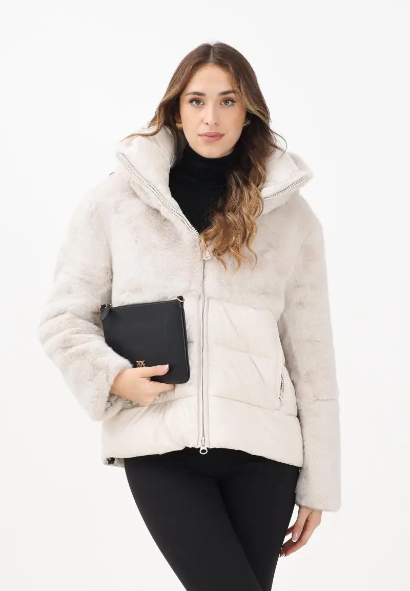 Piumino FANEVIL panna da donna miniatura 2