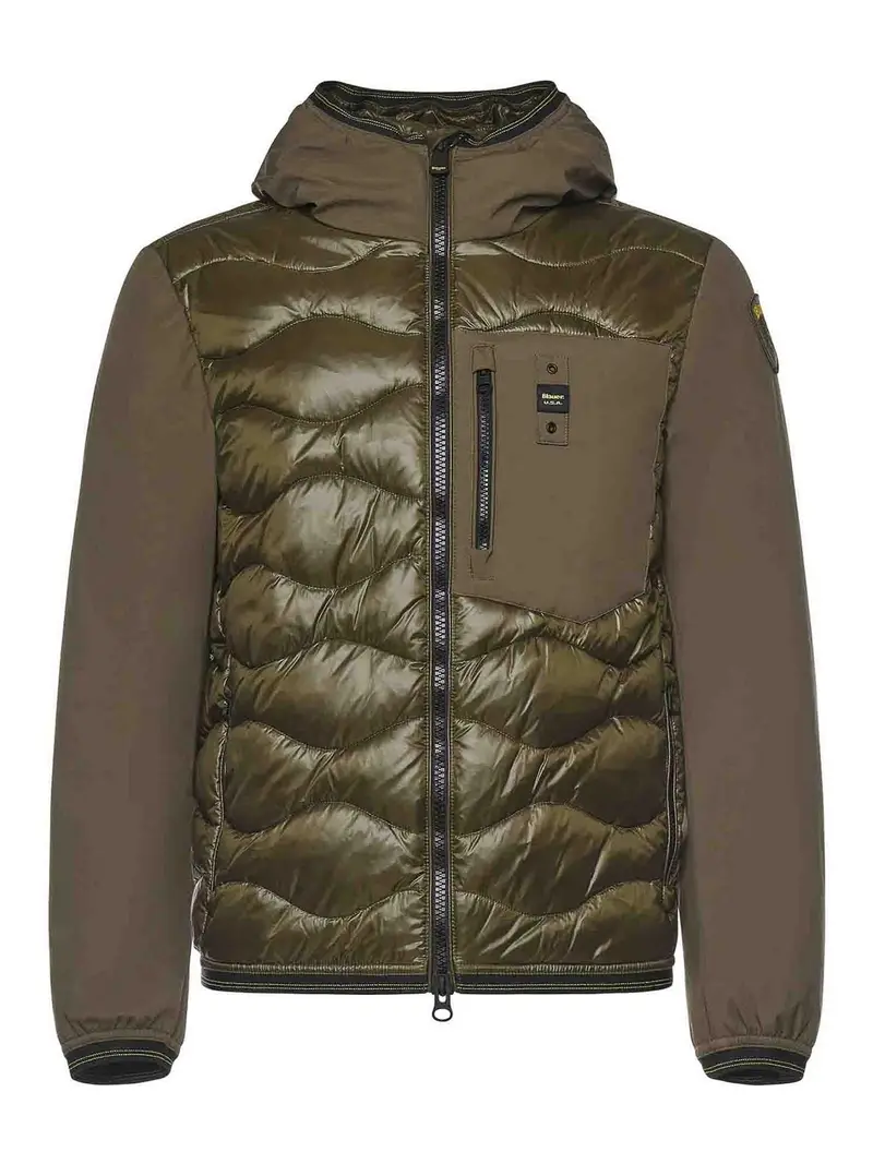 Piumino Imbottito Con Logo Multicolore