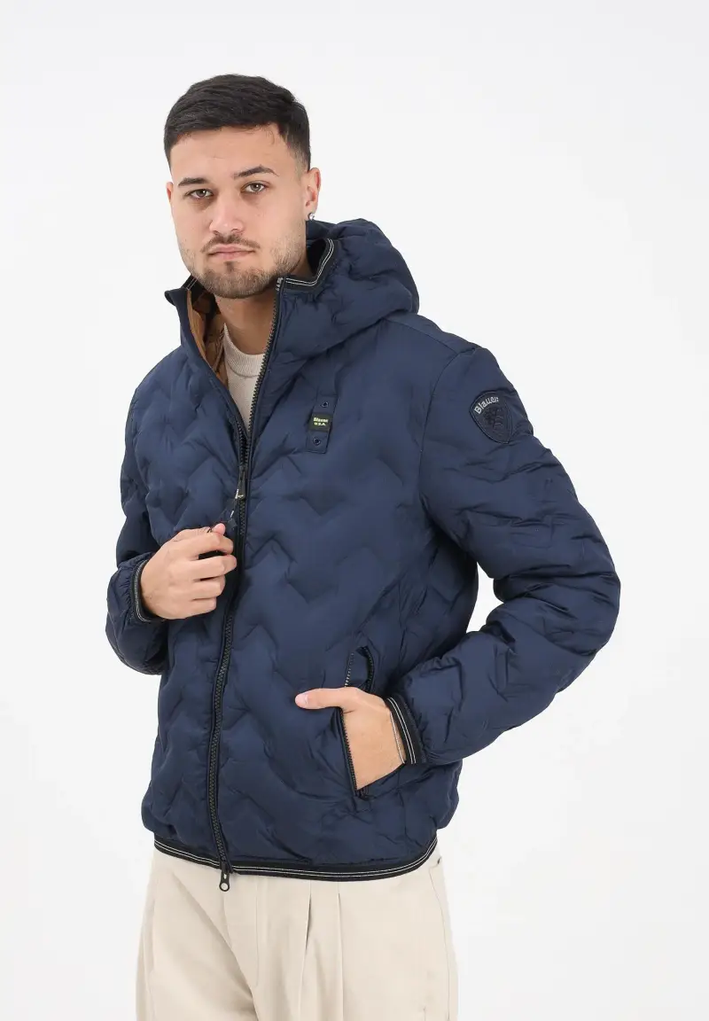 Piumino PIERY blu da uomo miniatura 2