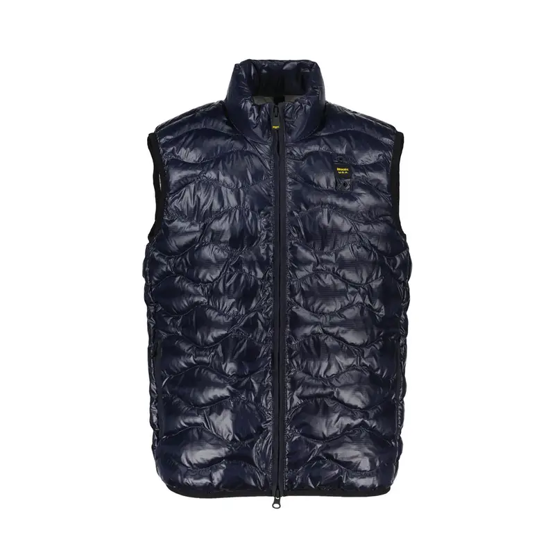 PIUMINO SMANICATO AD ONDE BAMBINO Blu