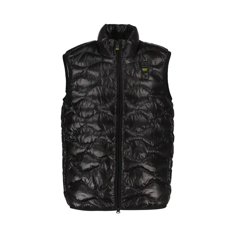 PIUMINO SMANICATO AD ONDE BAMBINO Nero