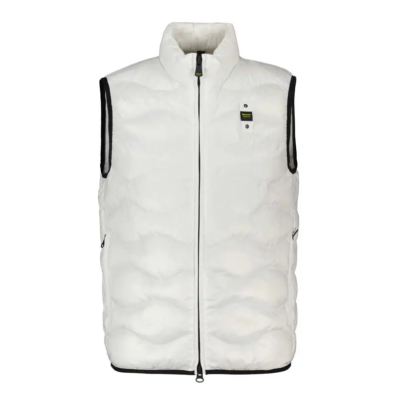 PIUMINO SMANICATO AD ONDE Bianco