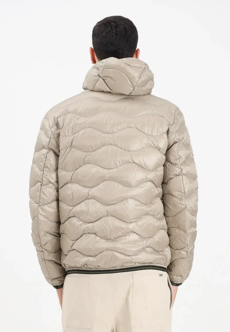 Piumino WAVE beige da uomo miniatura 3